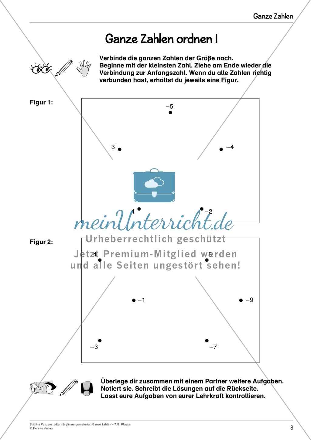 Ergänzungsmaterial: Ganze Zahlen Preview 10