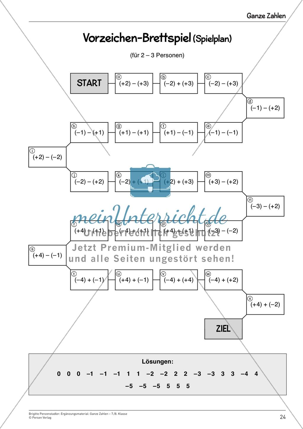 Ergänzungsmaterial: Ganze Zahlen Preview 26