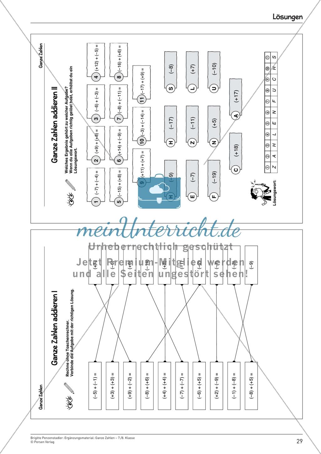 Ergänzungsmaterial: Ganze Zahlen Preview 31