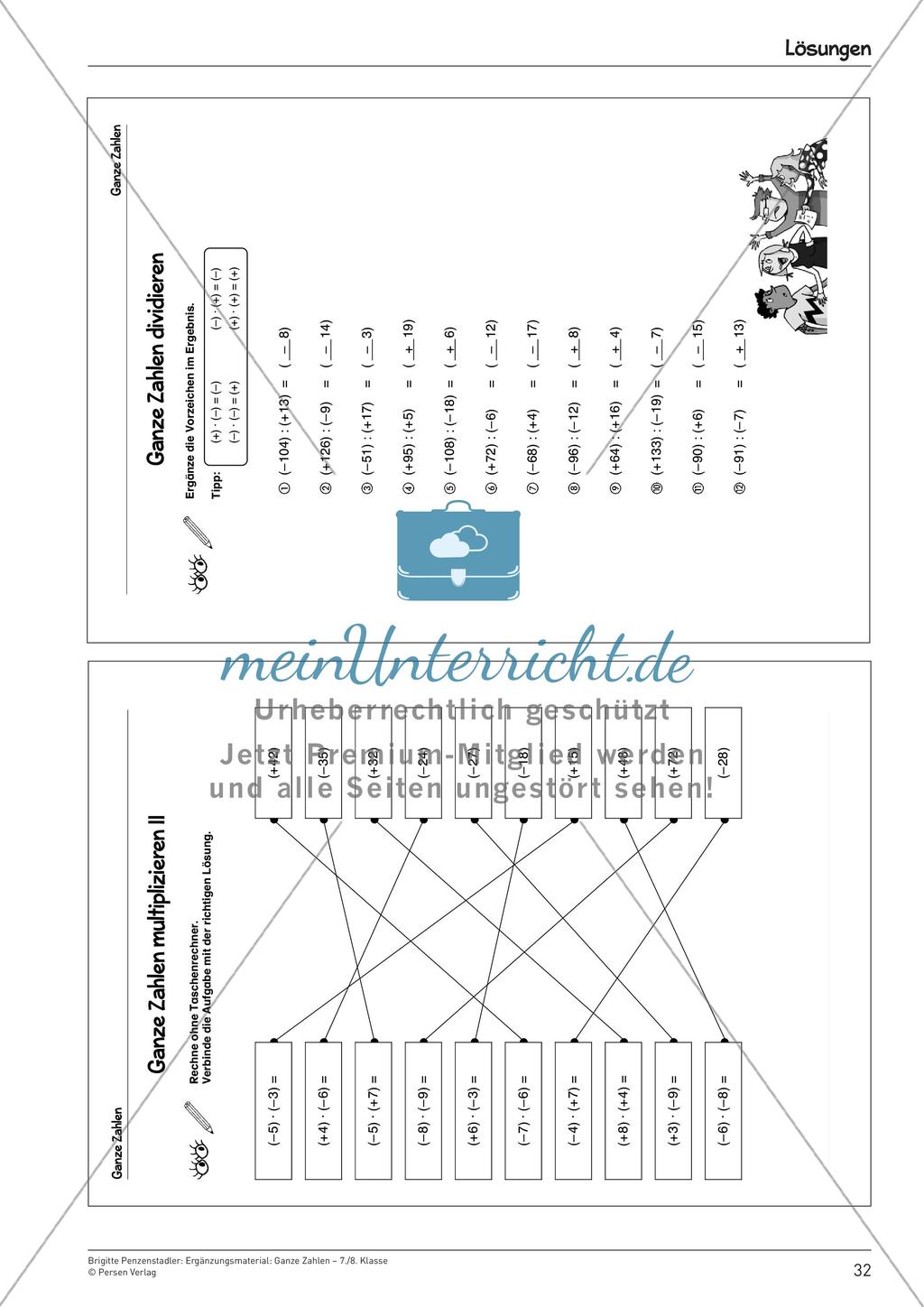 Ergänzungsmaterial: Ganze Zahlen Preview 34