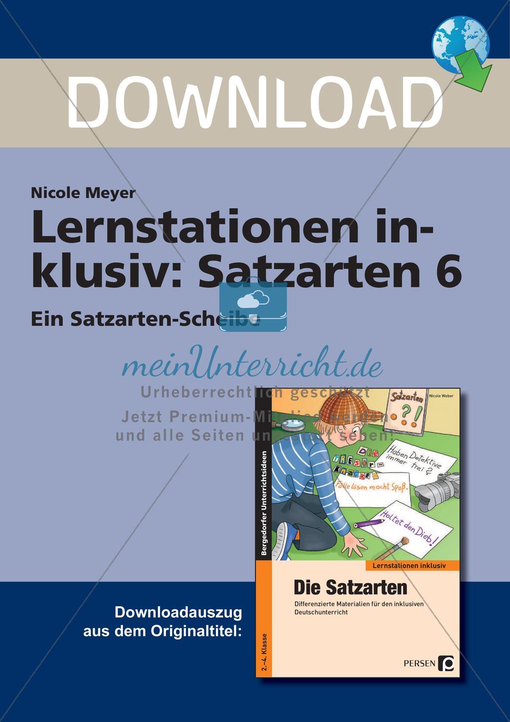Satzarten-Scheibe Preview 1