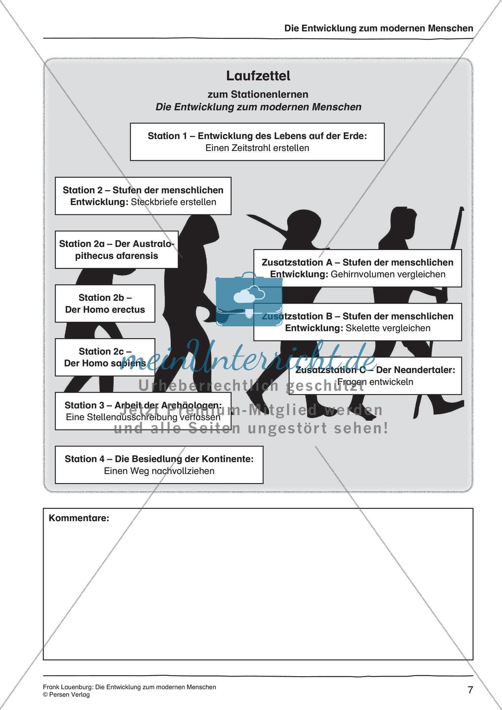 Die Entwicklung zum modernen Menschen Preview 9