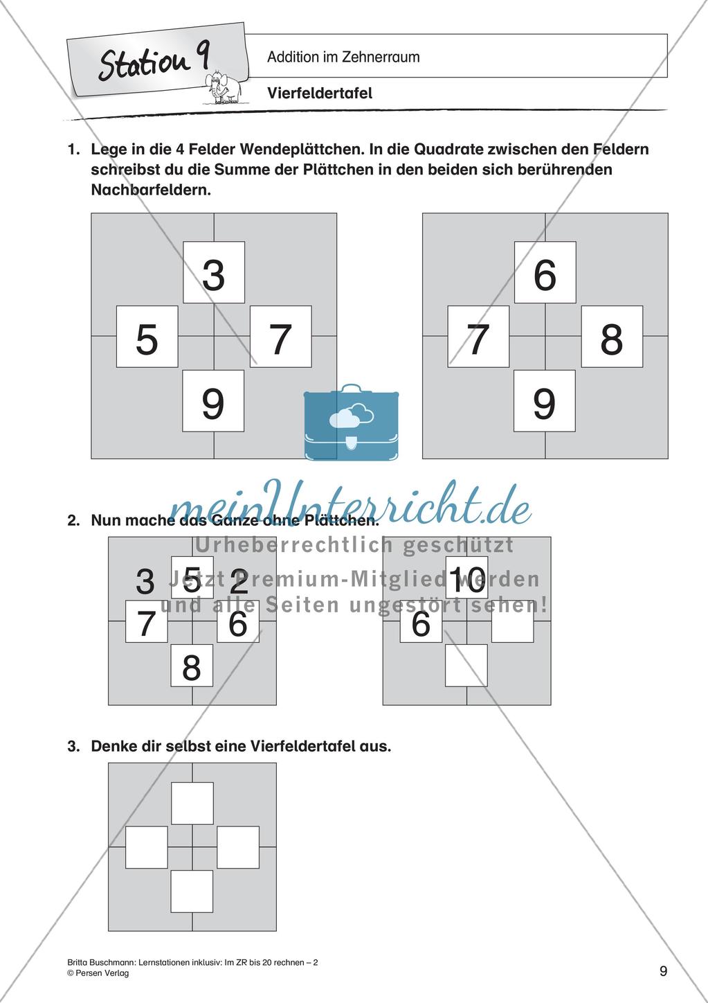 Addition im Zehnerraum Preview 11