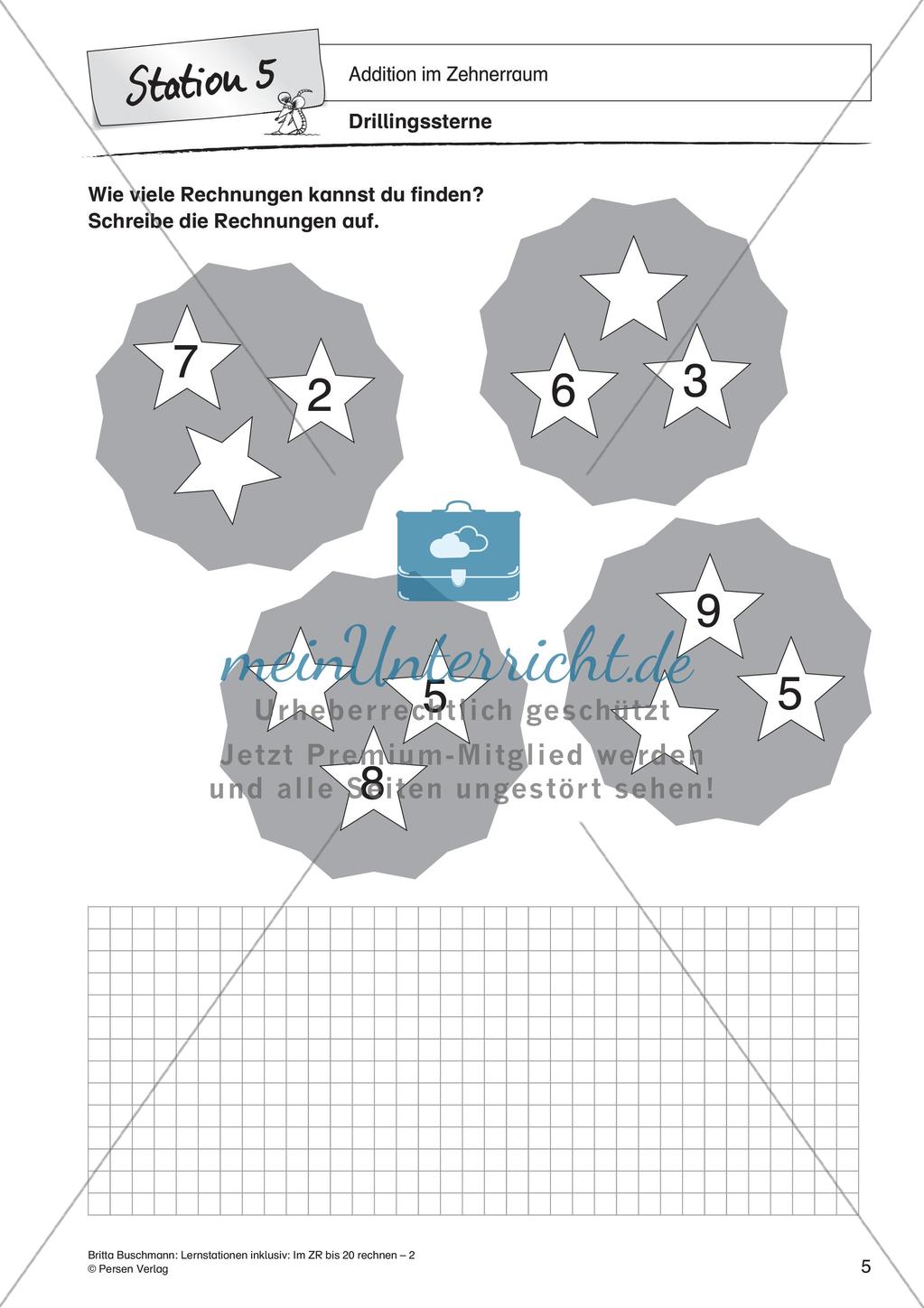Addition im Zehnerraum Preview 7