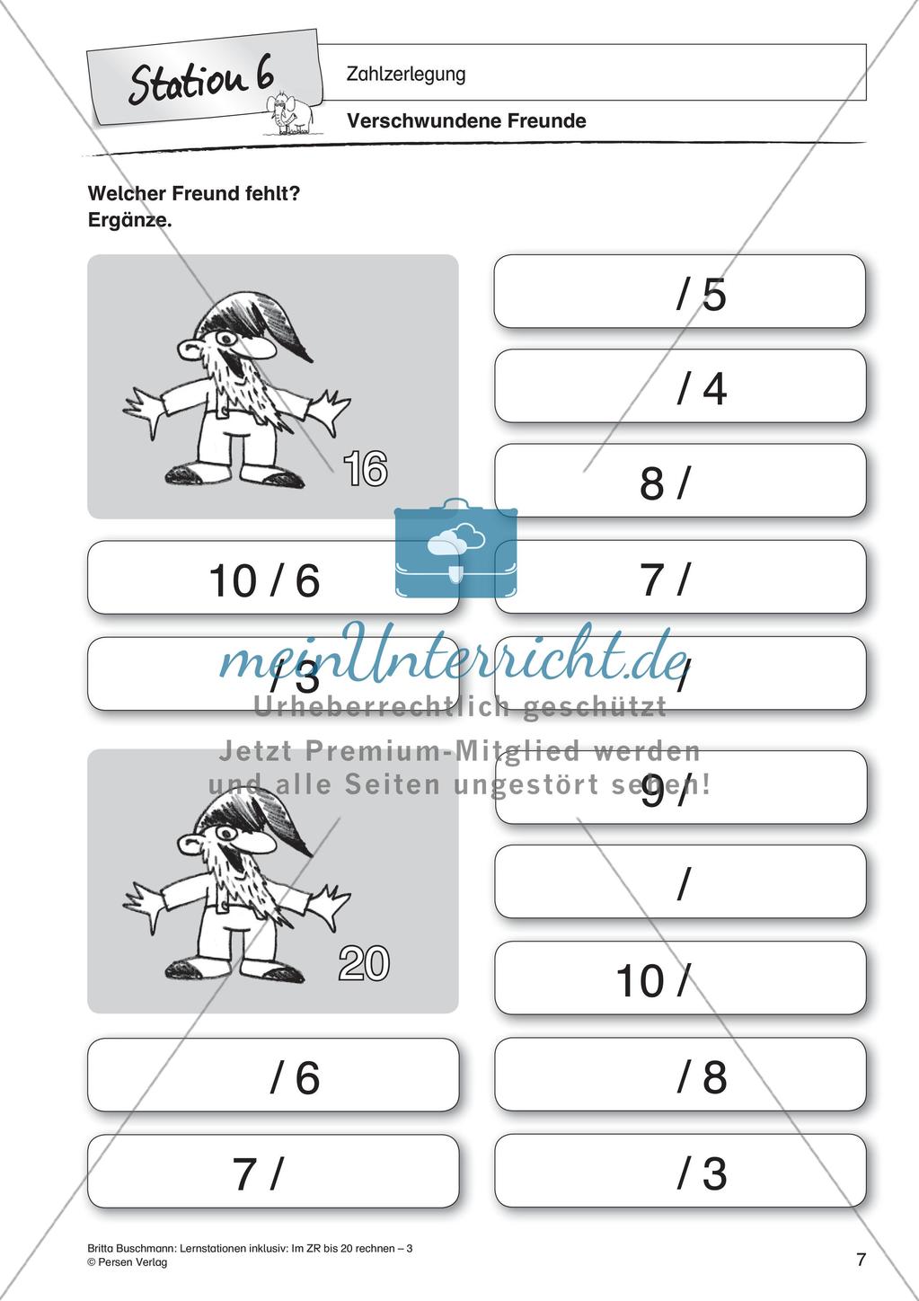 Zahlzerlegung Preview 9