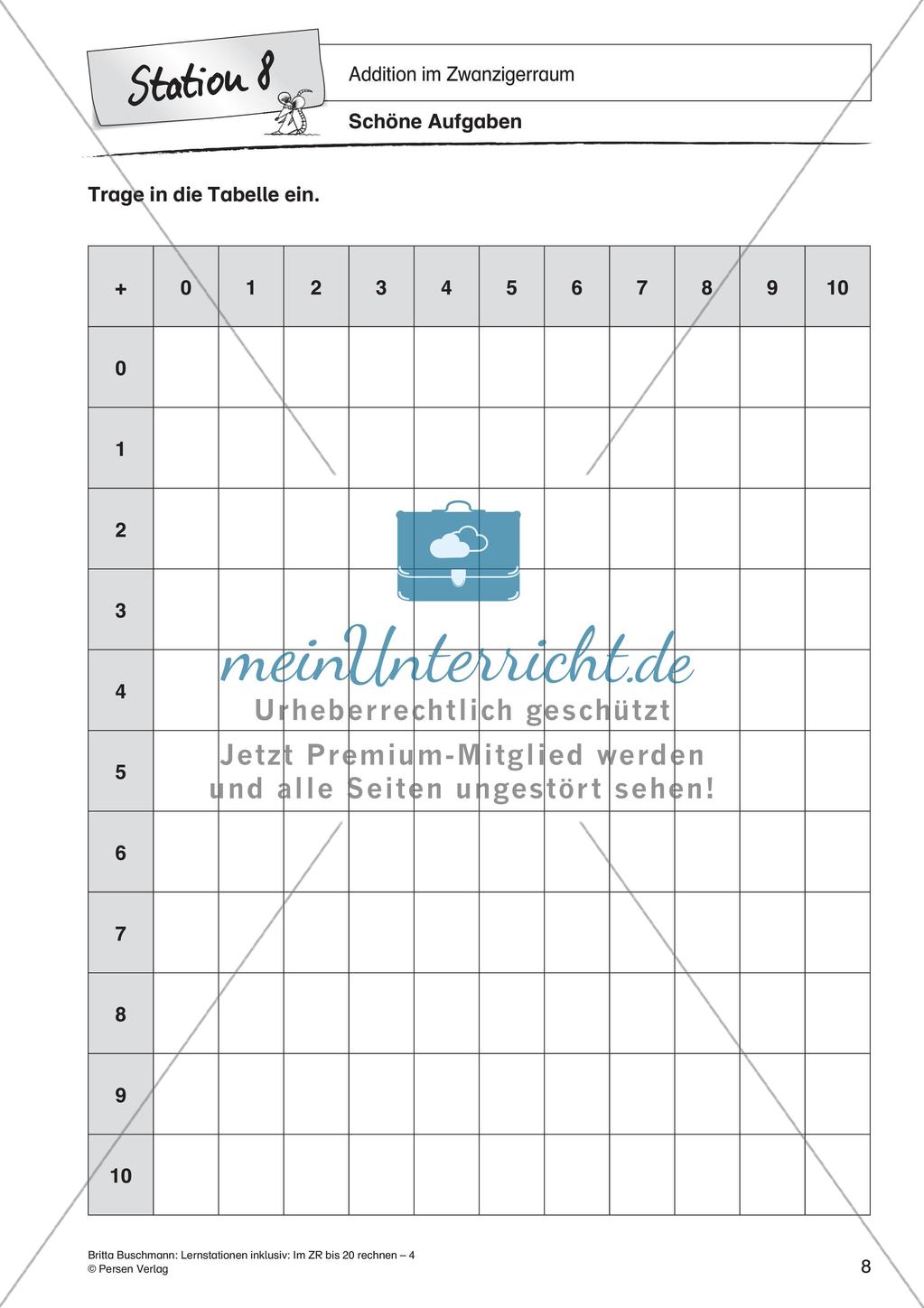 Addition im Zwanzigerraum Preview 10