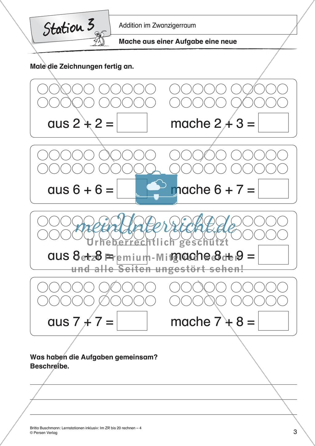 Addition im Zwanzigerraum Preview 5