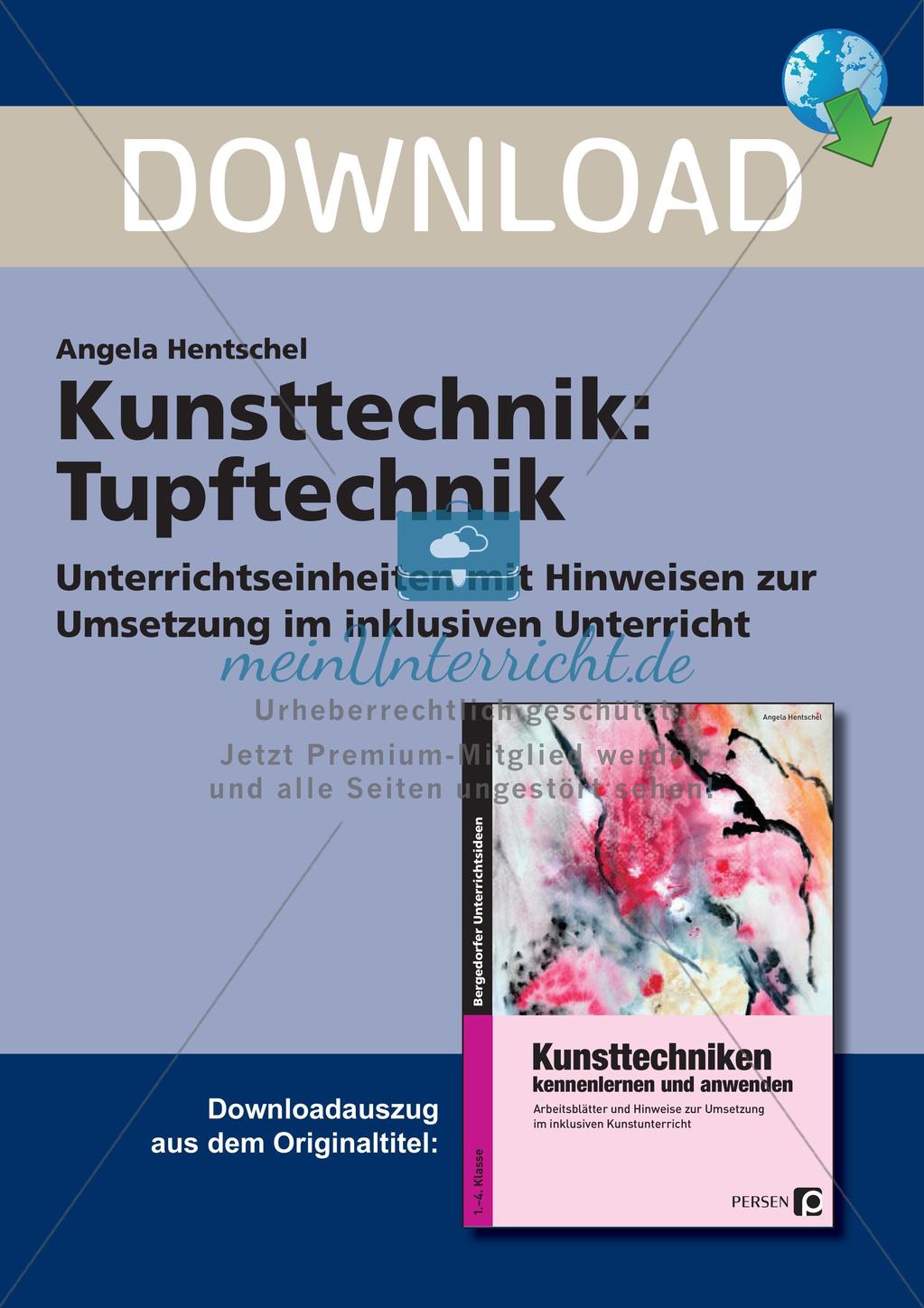 Kunsttechniken: Tupftechnik Preview 1