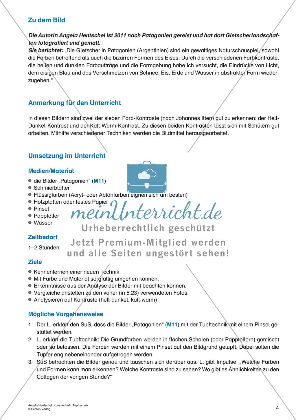 Kunsttechniken: Tupftechnik Preview 6