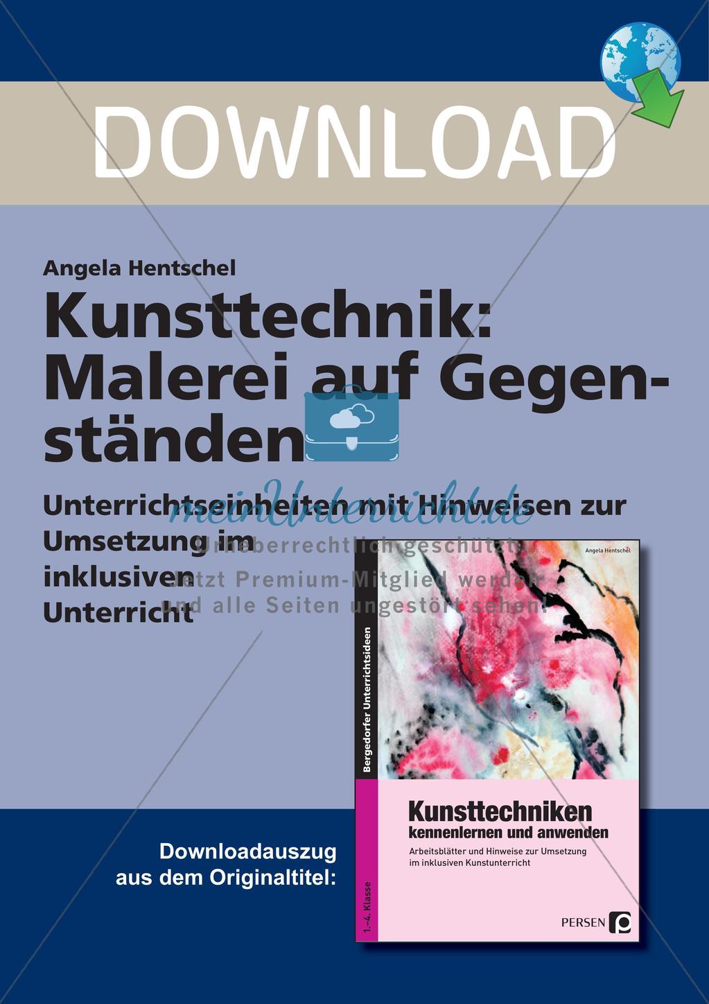 Kunsttechniken: Malerei auf Gegenständen Preview 1