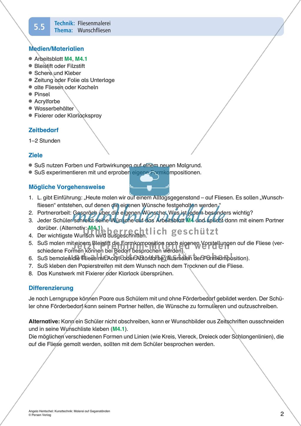 Kunsttechniken: Malerei auf Gegenständen Preview 4
