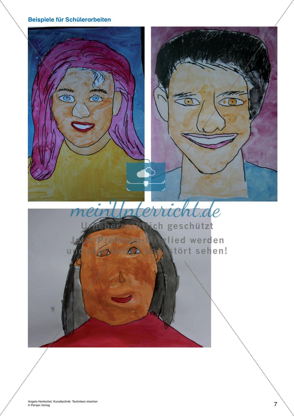 Kunsttechniken: Mischung von Techniken Preview 7