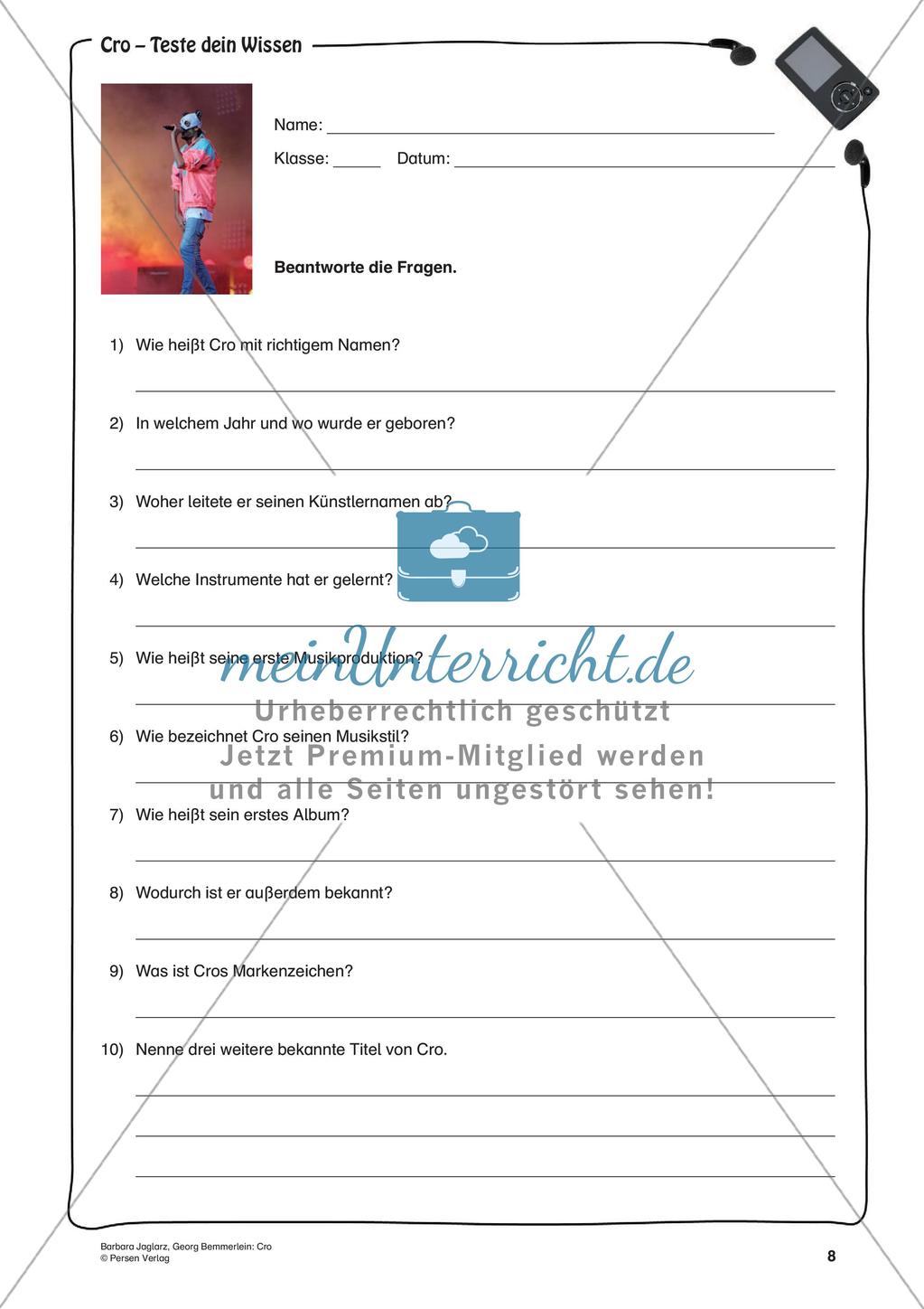 Musikalische Popstars: Cro Preview 10
