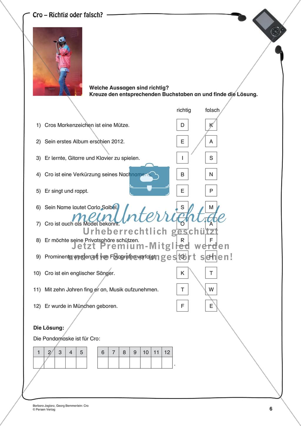 Musikalische Popstars: Cro Preview 8