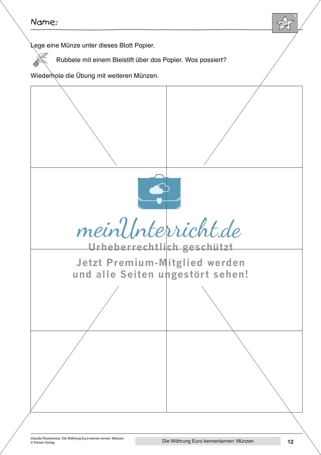 Die Währung Euro kennenlernen: Münzen Preview 14