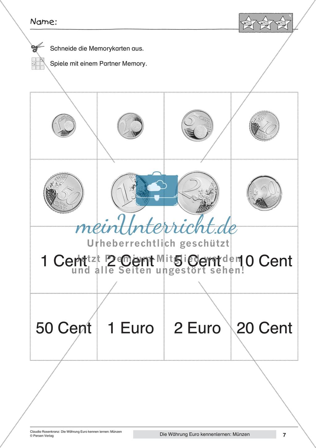 Die Währung Euro kennenlernen: Münzen Preview 9