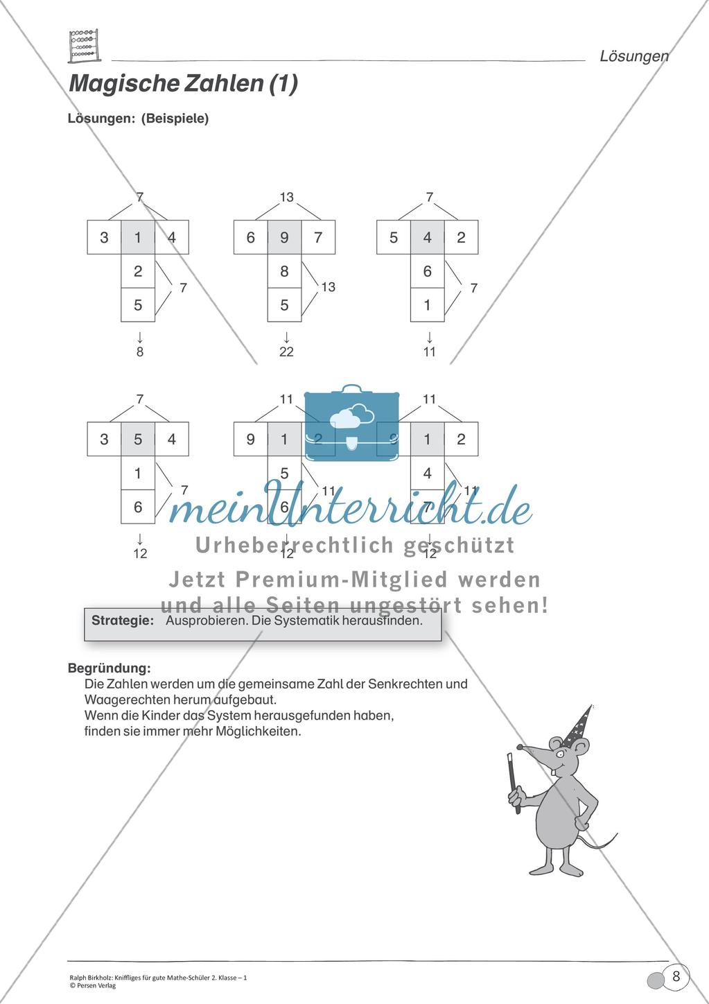 Anspruchsvolle Aufgaben für gute Mathe-Schüler Preview 10
