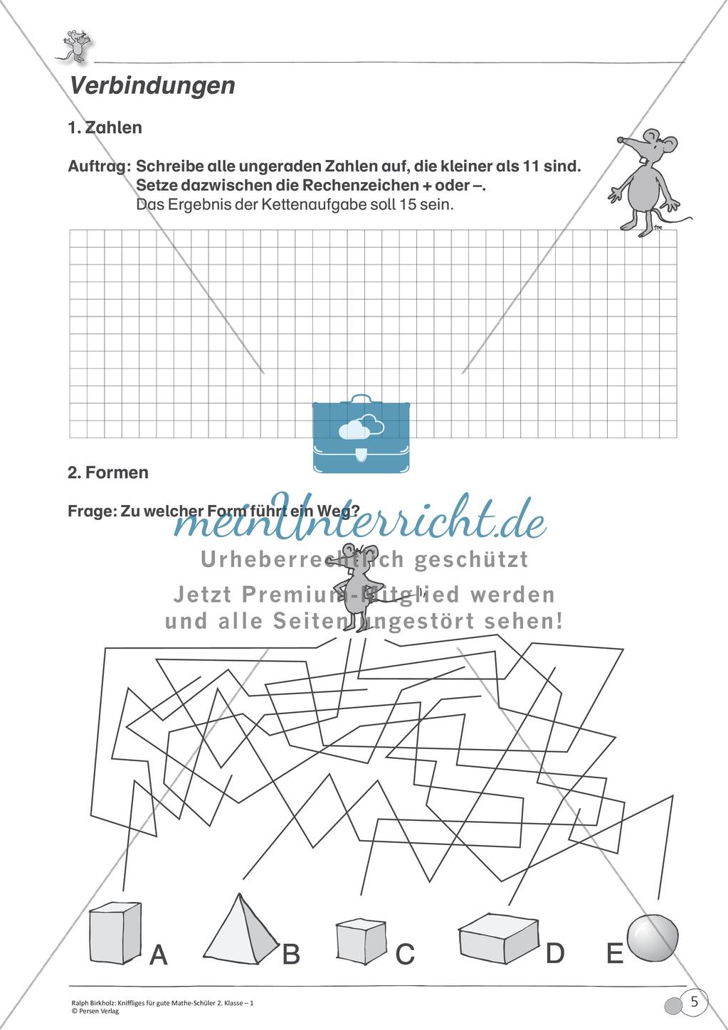 Anspruchsvolle Aufgaben für gute Mathe-Schüler Preview 7
