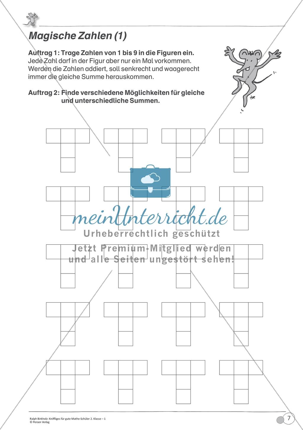 Anspruchsvolle Aufgaben für gute Mathe-Schüler Preview 9