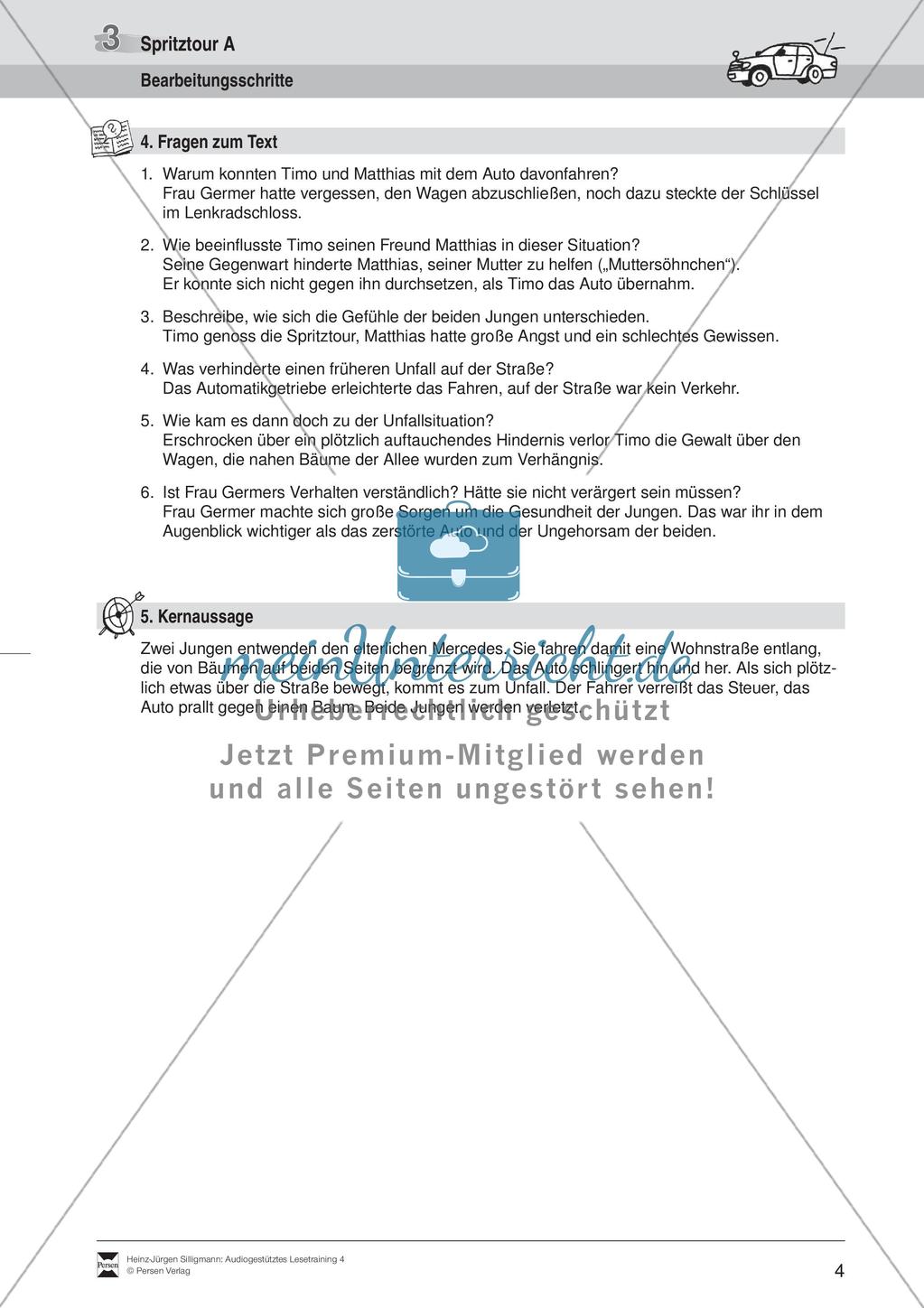 Audiogestütztes Lesetraining: Spritztour Preview 6