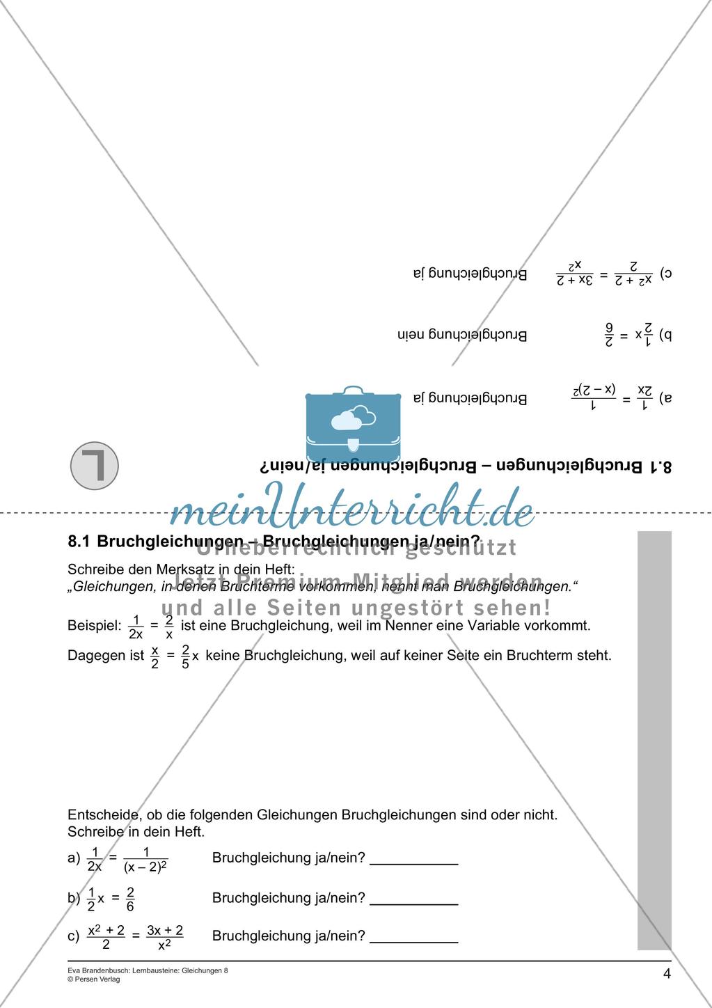 Bruchgleichungen lösen Preview 6