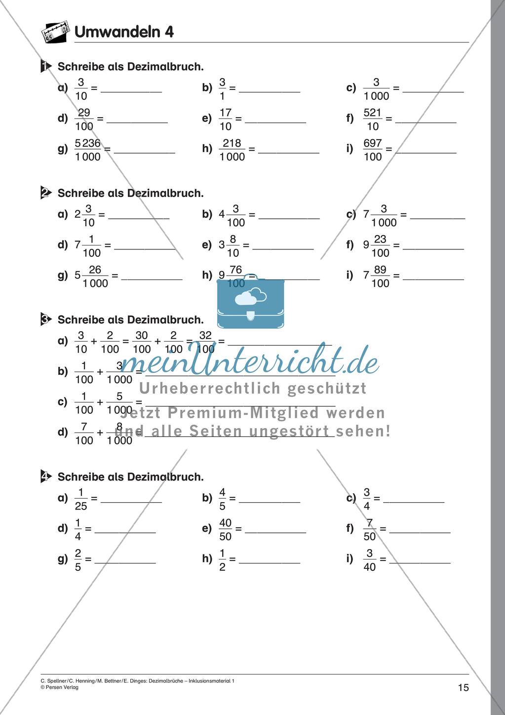 Einführung: Die Dezimalzahlen Preview 17