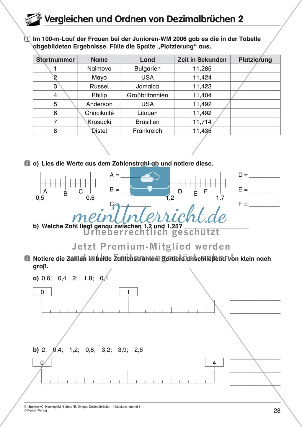 Einführung: Die Dezimalzahlen Preview 30