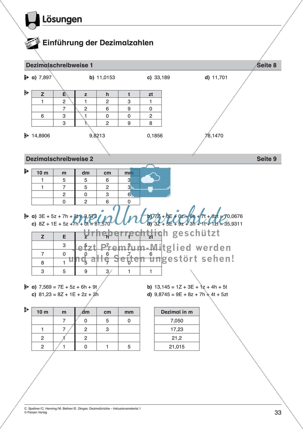 Einführung: Die Dezimalzahlen Preview 35