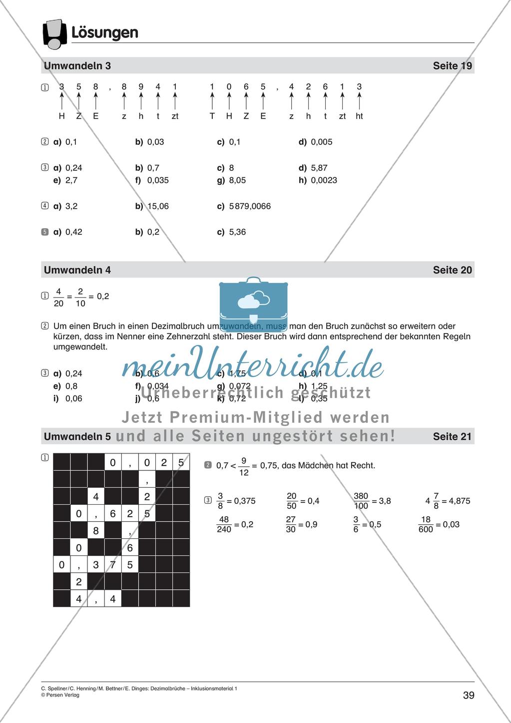 Einführung: Die Dezimalzahlen Preview 41