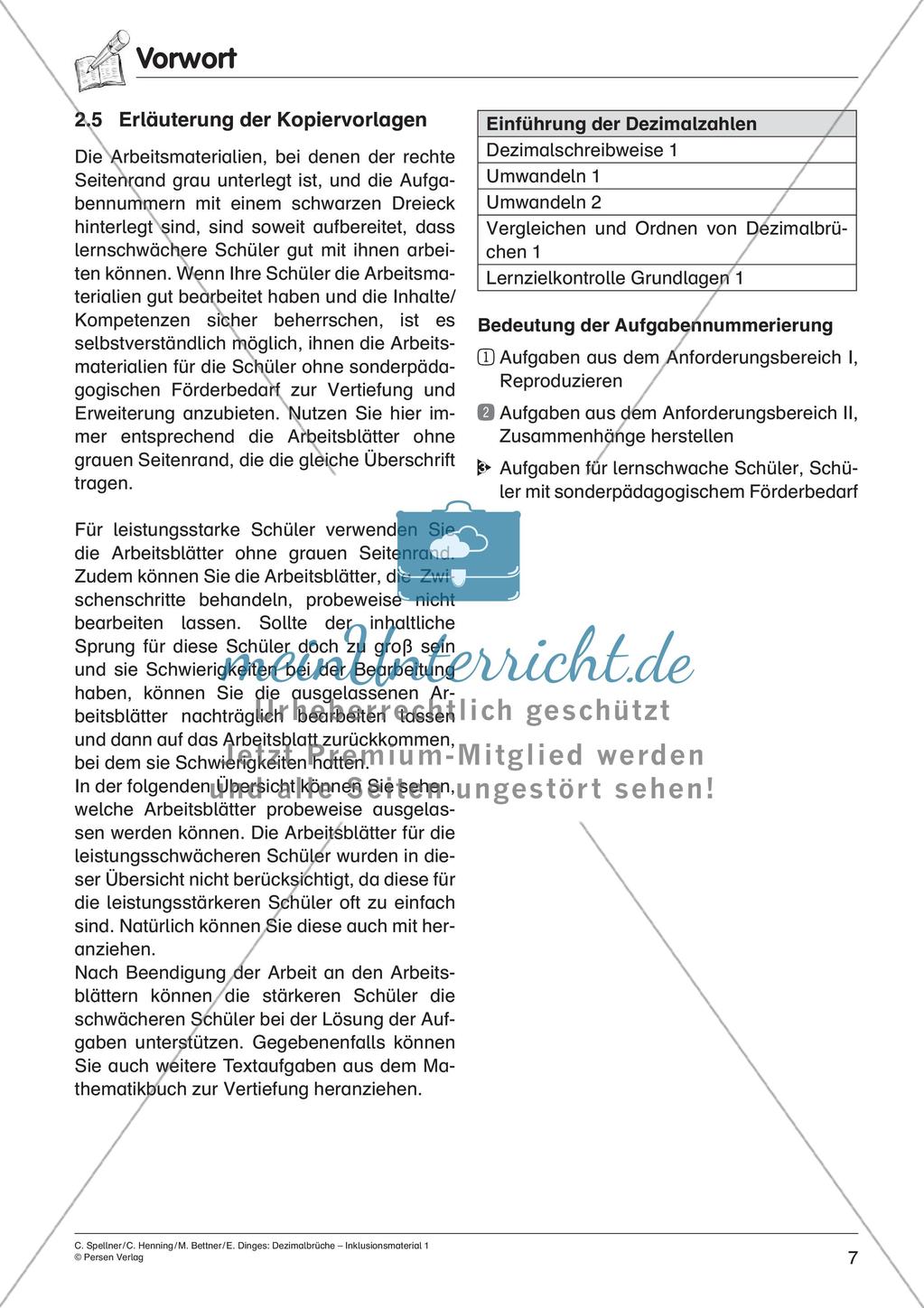 Einführung: Die Dezimalzahlen Preview 9