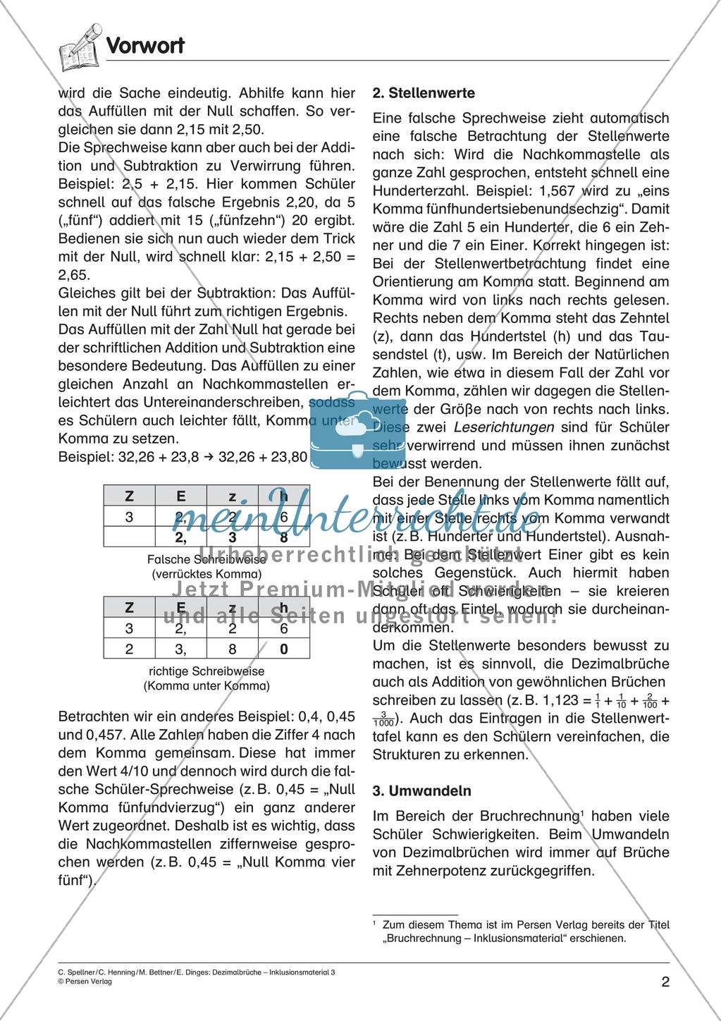 Dezimalbrüche: Multiplikation und Division Preview 4
