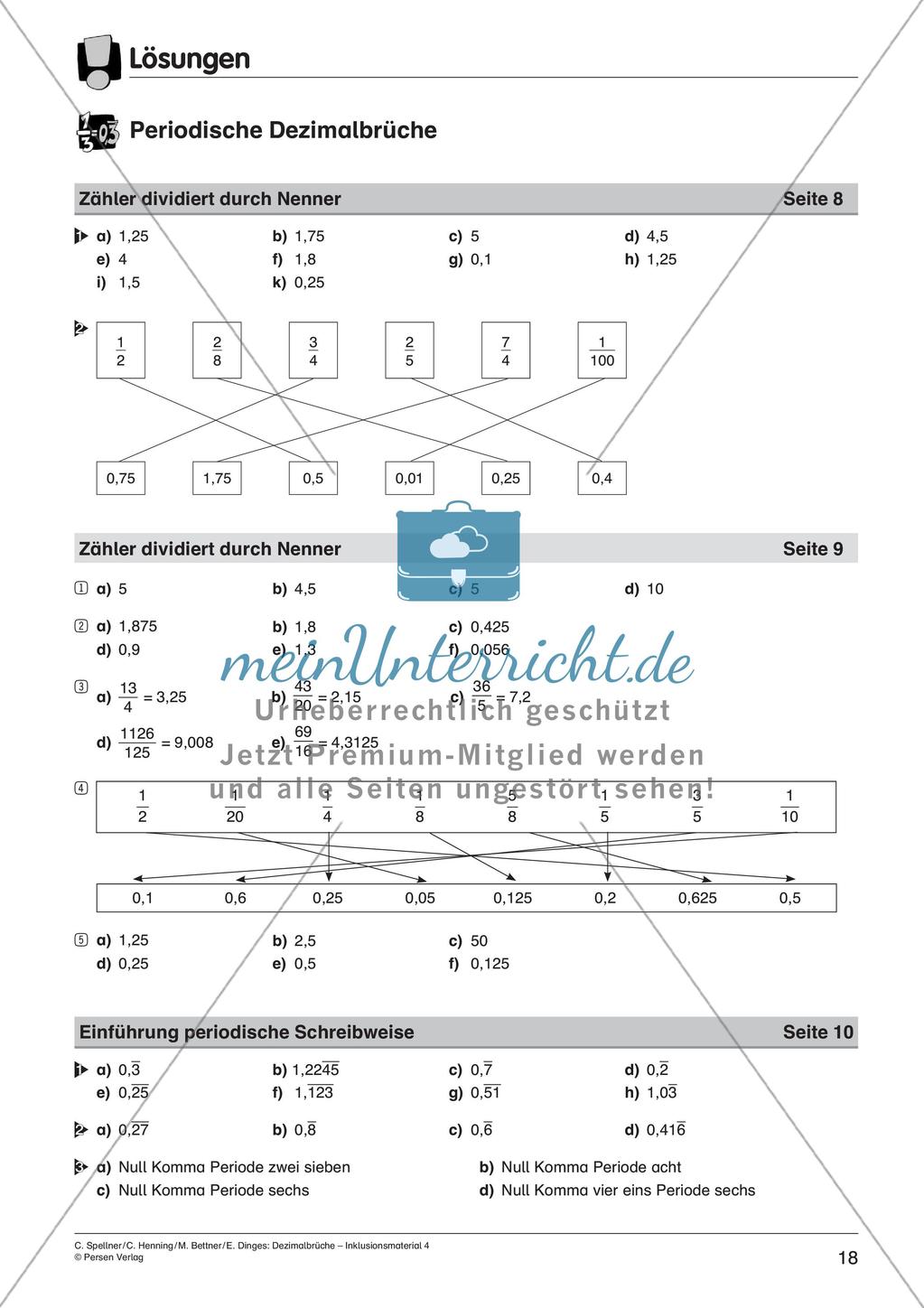 Periodische Dezimalbrüche Preview 20