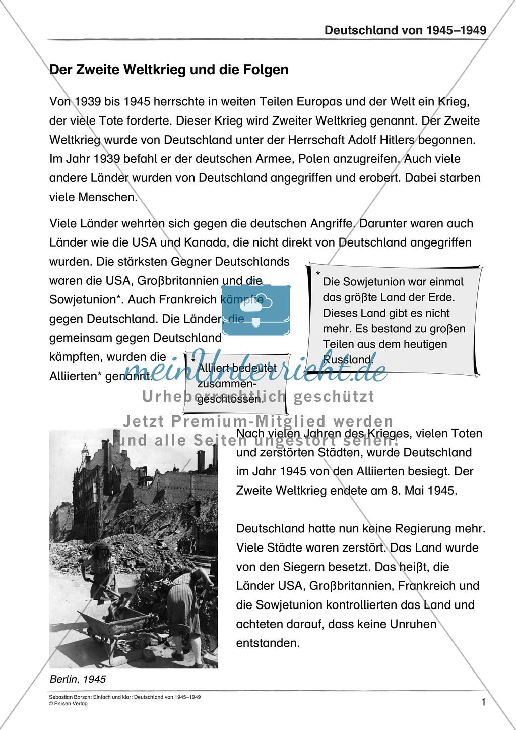 Deutschland von 1945-1949 Preview 3