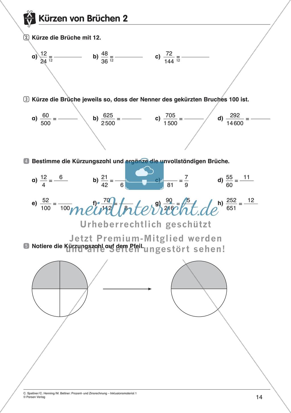 Inklusionsmaterial: Bruchrechnung Preview 16