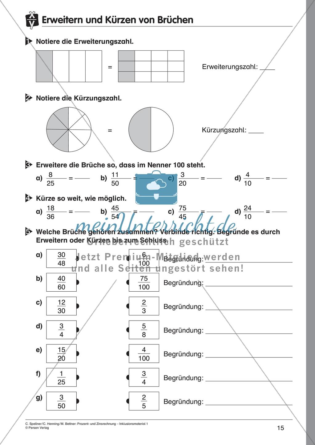 Inklusionsmaterial: Bruchrechnung Preview 17