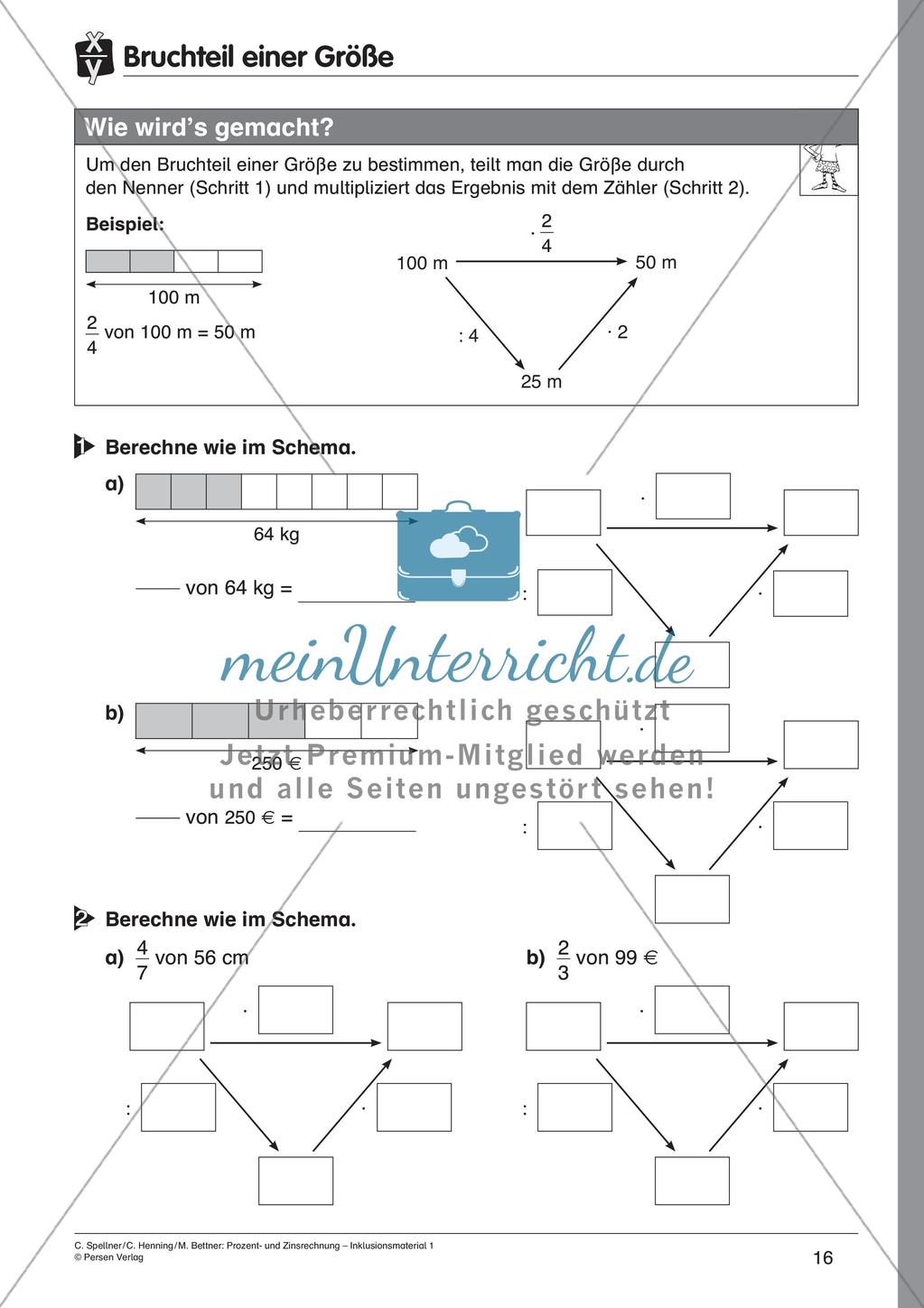 Inklusionsmaterial: Bruchrechnung Preview 18