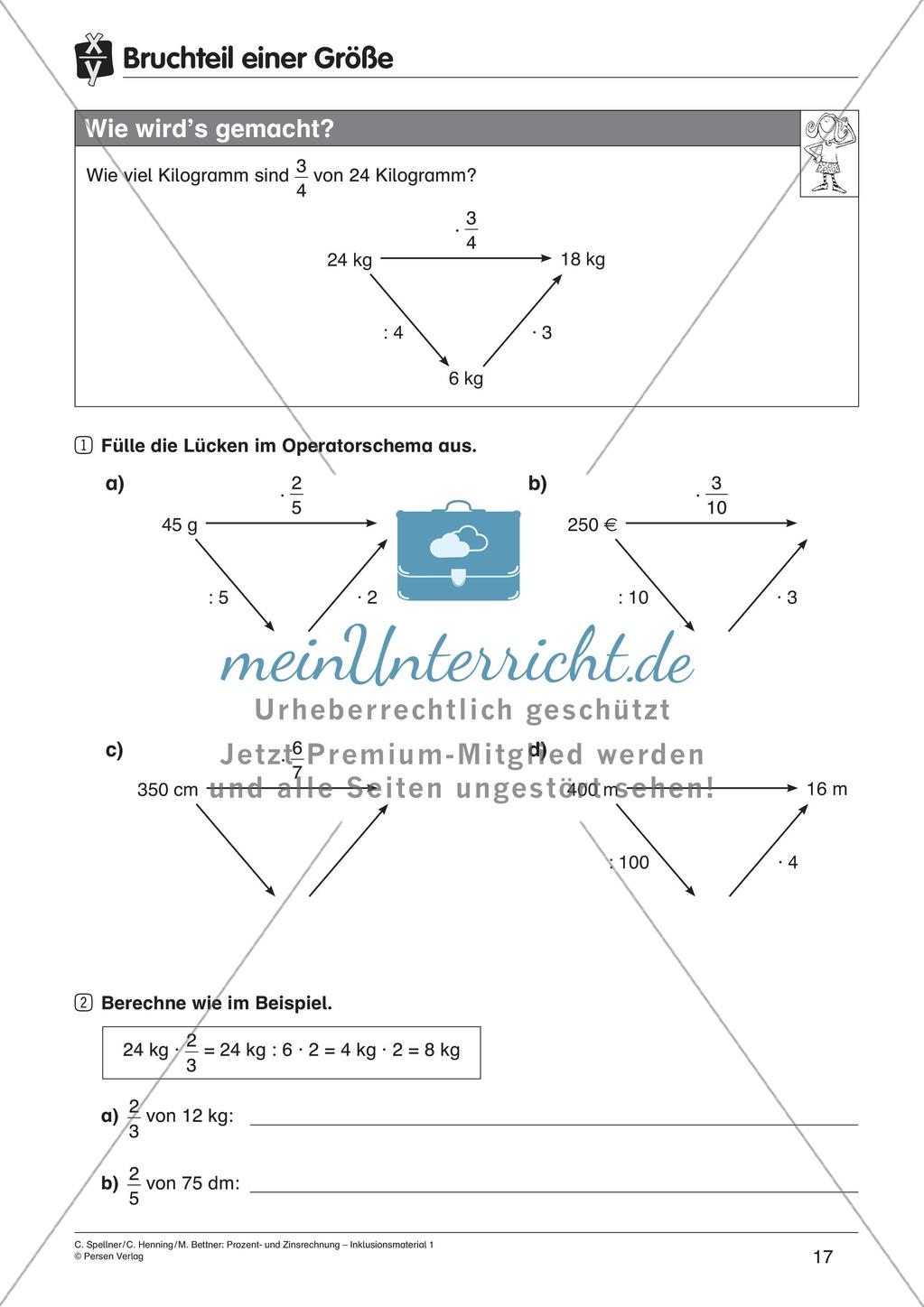 Inklusionsmaterial: Bruchrechnung Preview 19