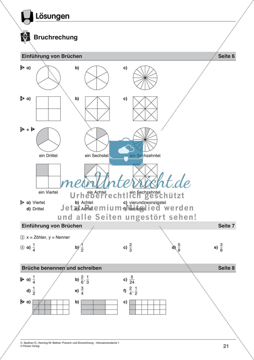 Inklusionsmaterial: Bruchrechnung Preview 23