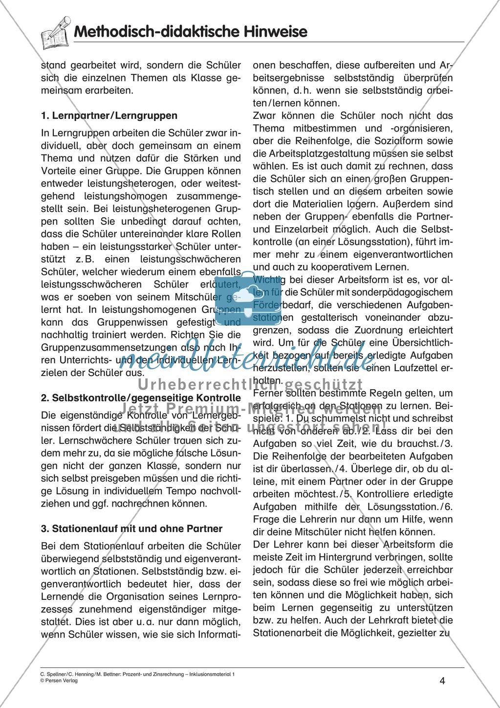 Inklusionsmaterial: Bruchrechnung Preview 6