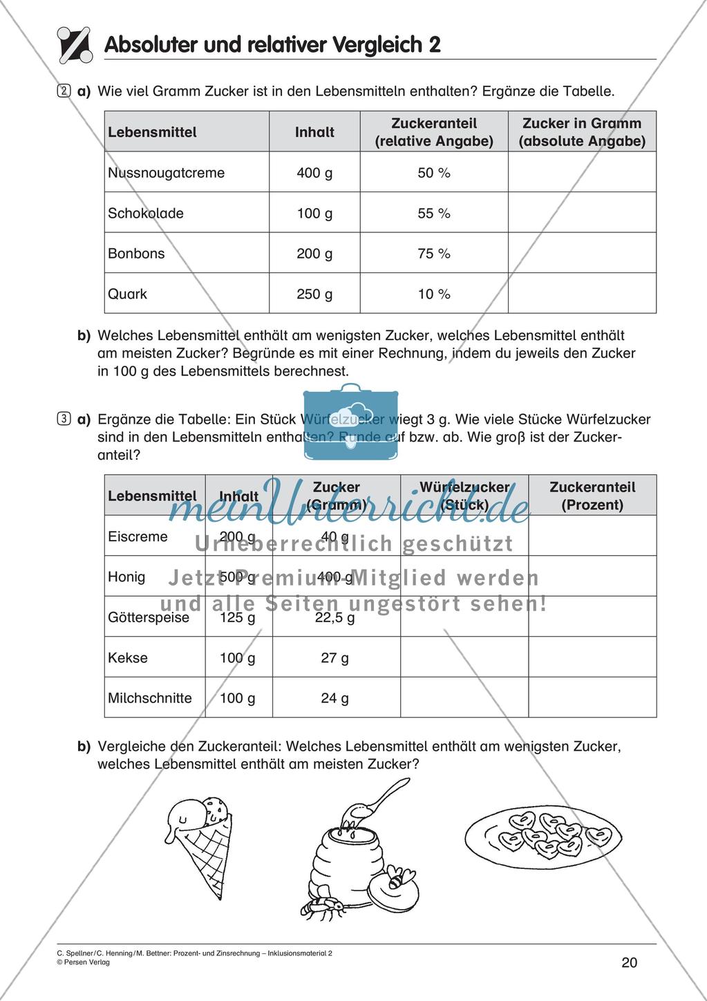 Inklusionsmaterial: Prozentrechnung Preview 22