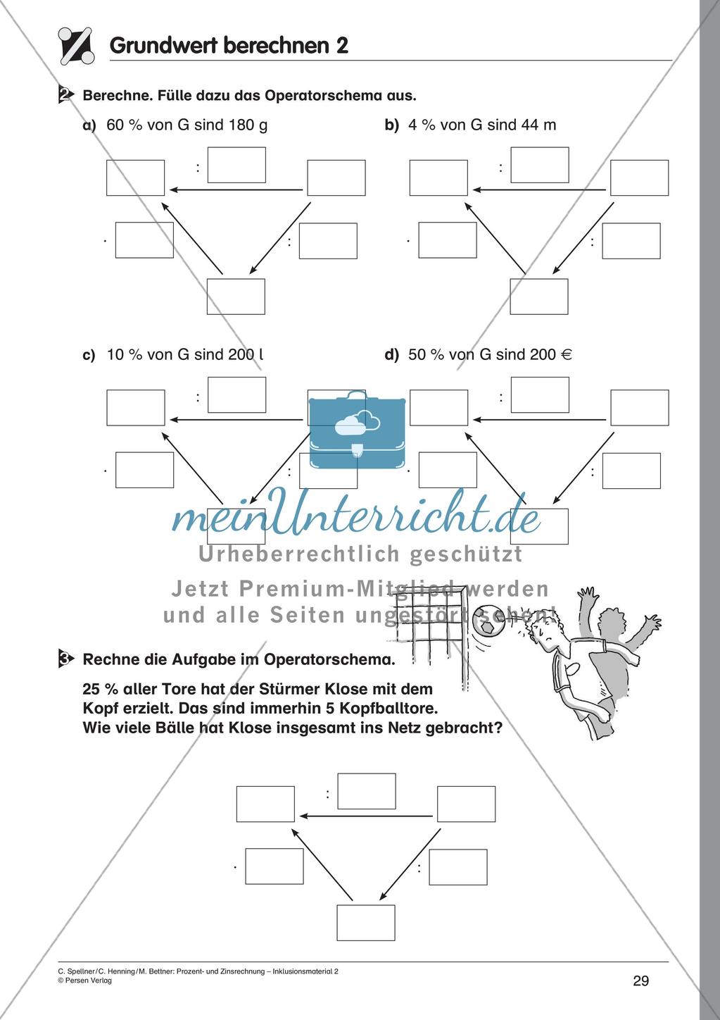 Inklusionsmaterial: Prozentrechnung Preview 31