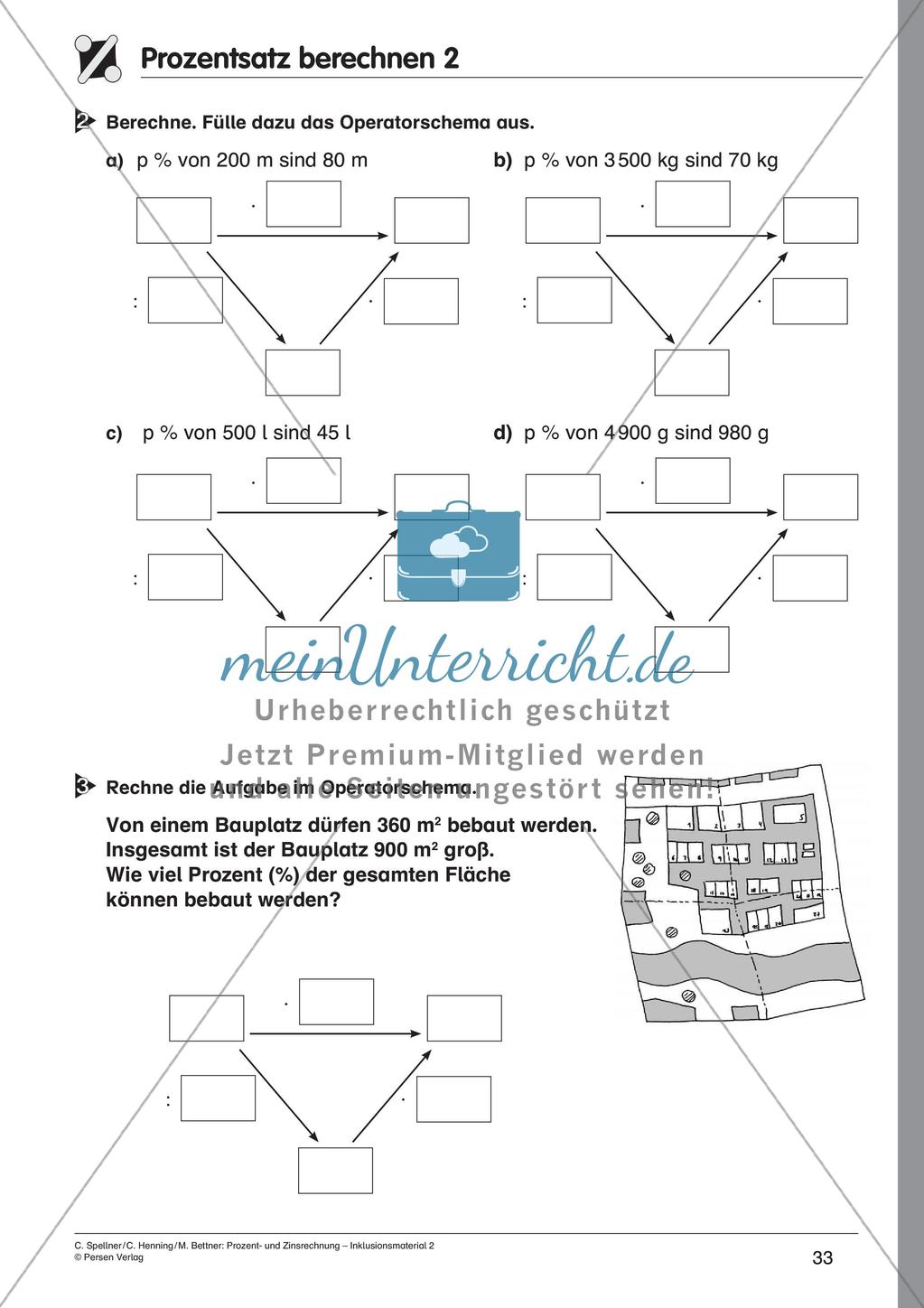 Inklusionsmaterial: Prozentrechnung Preview 35