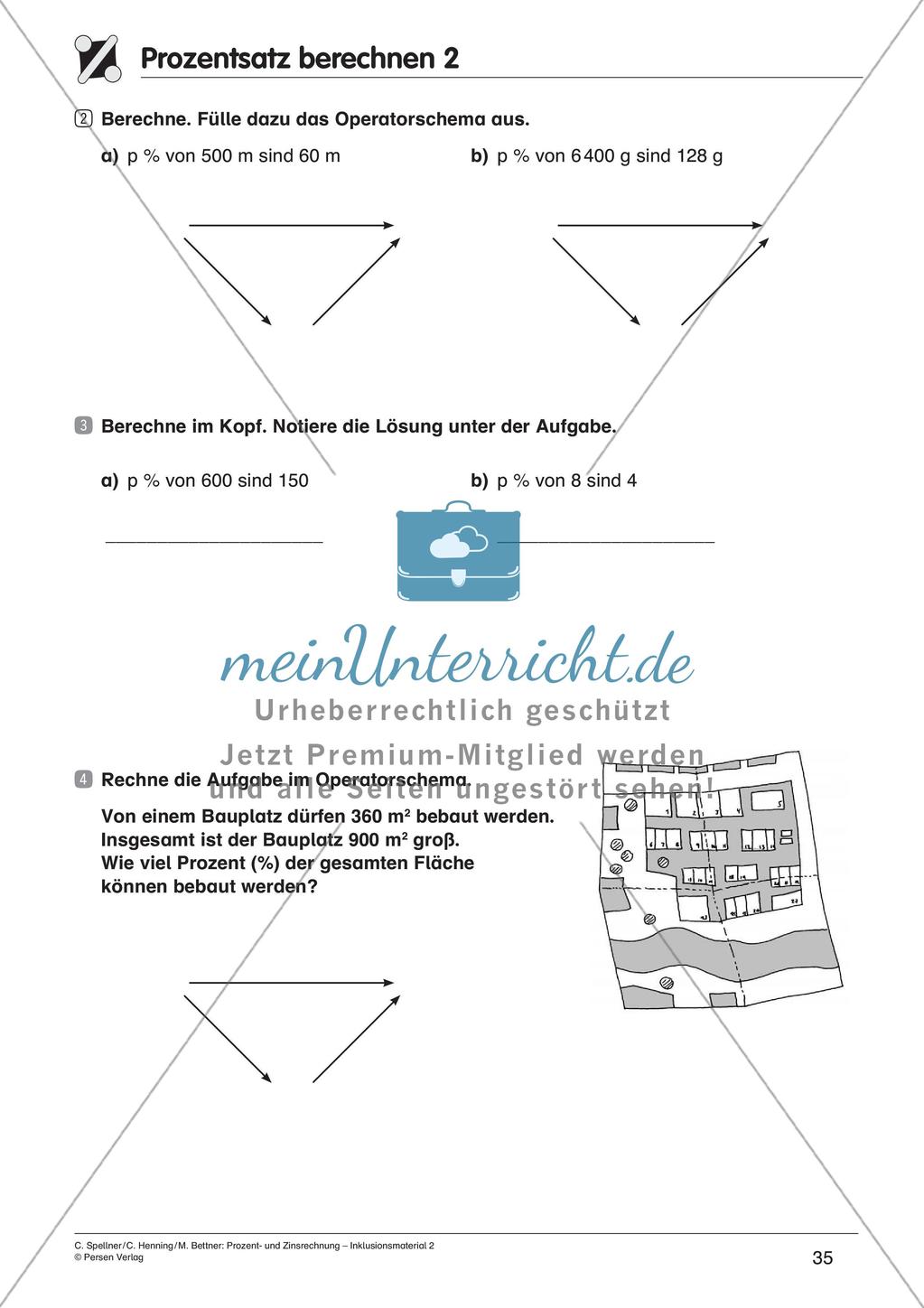 Inklusionsmaterial: Prozentrechnung Preview 37
