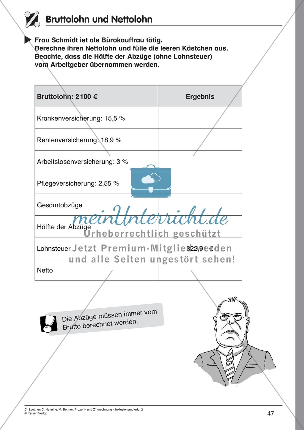 Inklusionsmaterial: Prozentrechnung Preview 49
