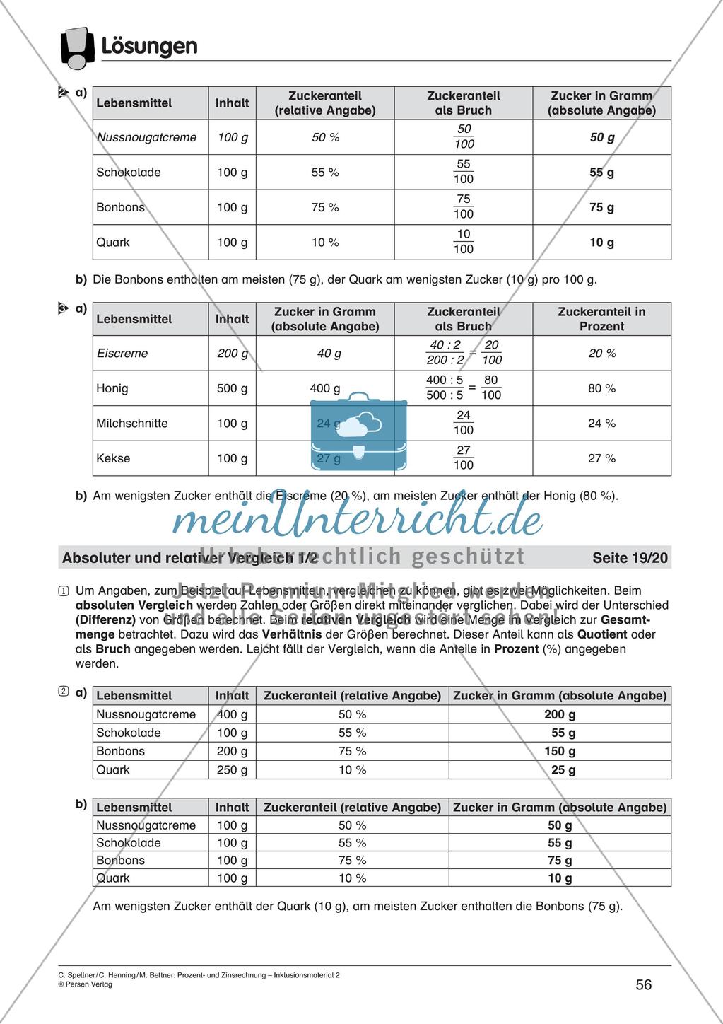 Inklusionsmaterial: Prozentrechnung Preview 58