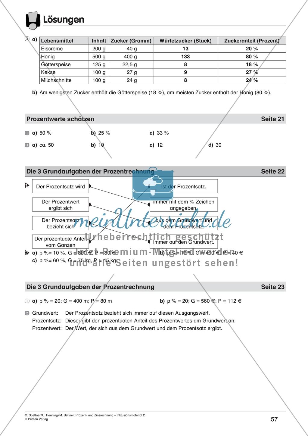 Inklusionsmaterial: Prozentrechnung Preview 59