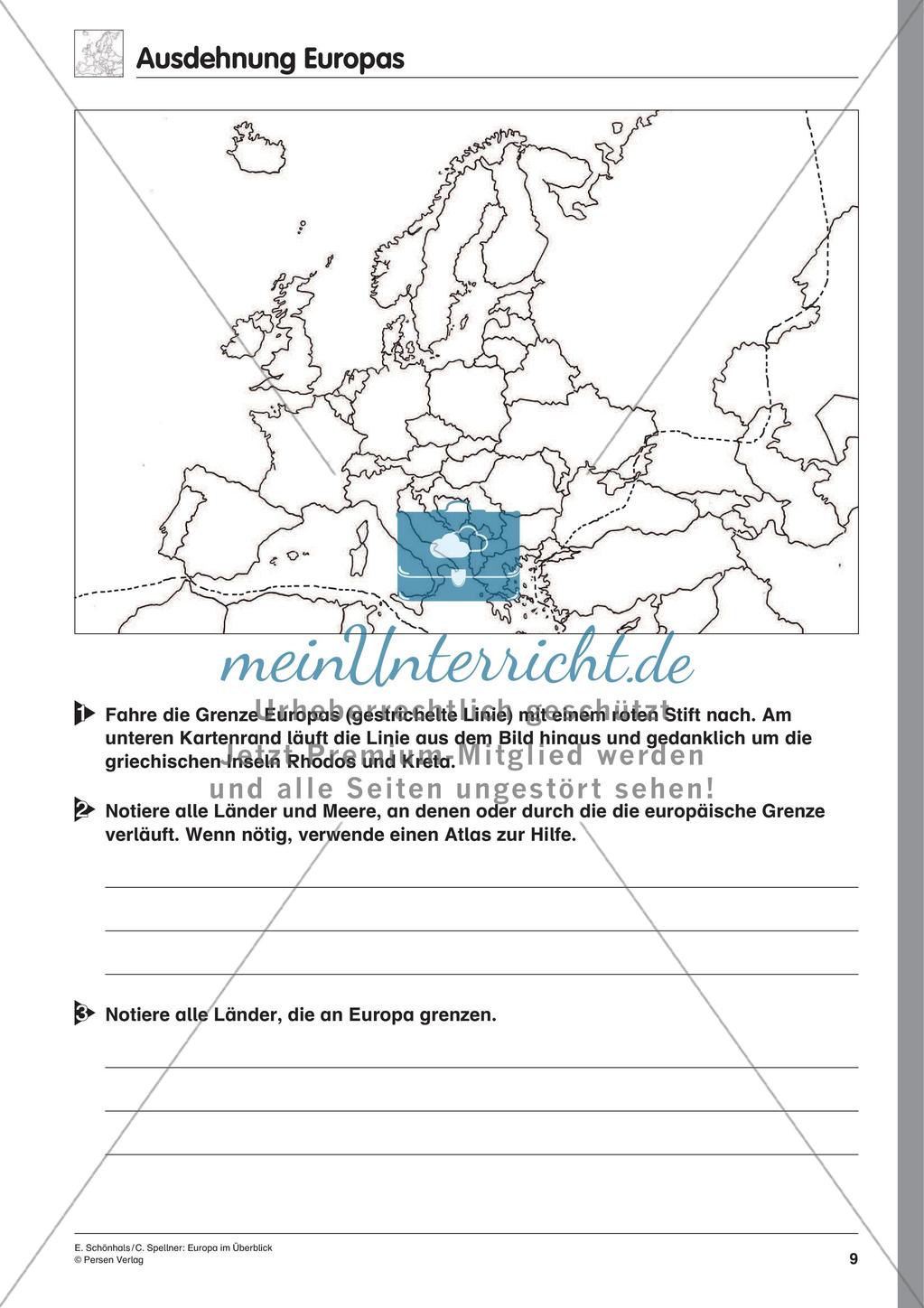 Inklusionsmaterial: Europa im Überblick Preview 11