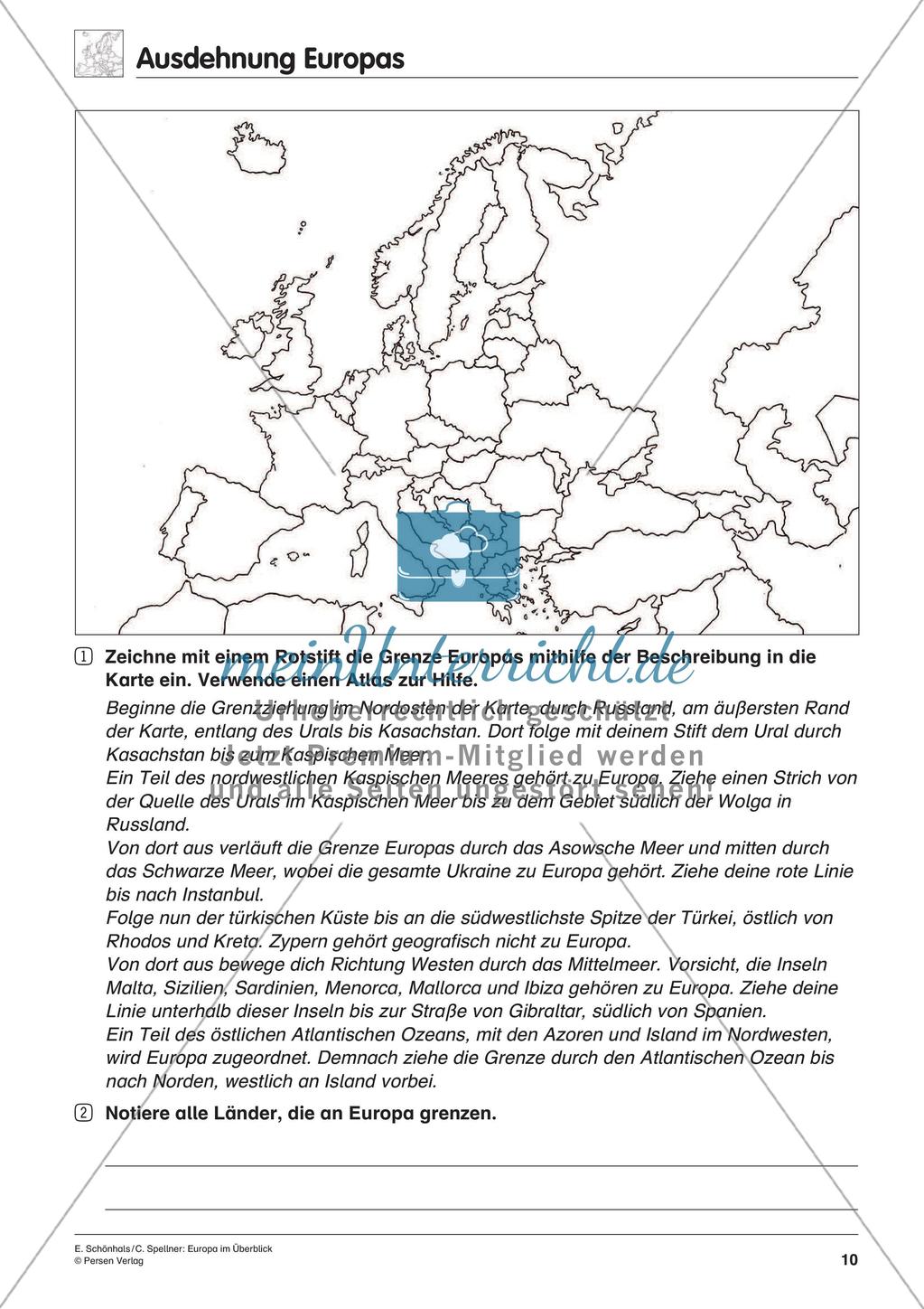 Inklusionsmaterial: Europa im Überblick Preview 12
