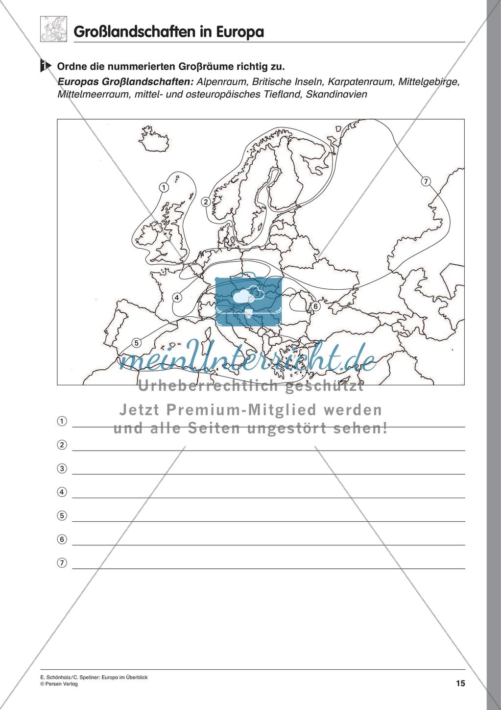 Inklusionsmaterial: Europa im Überblick Preview 17