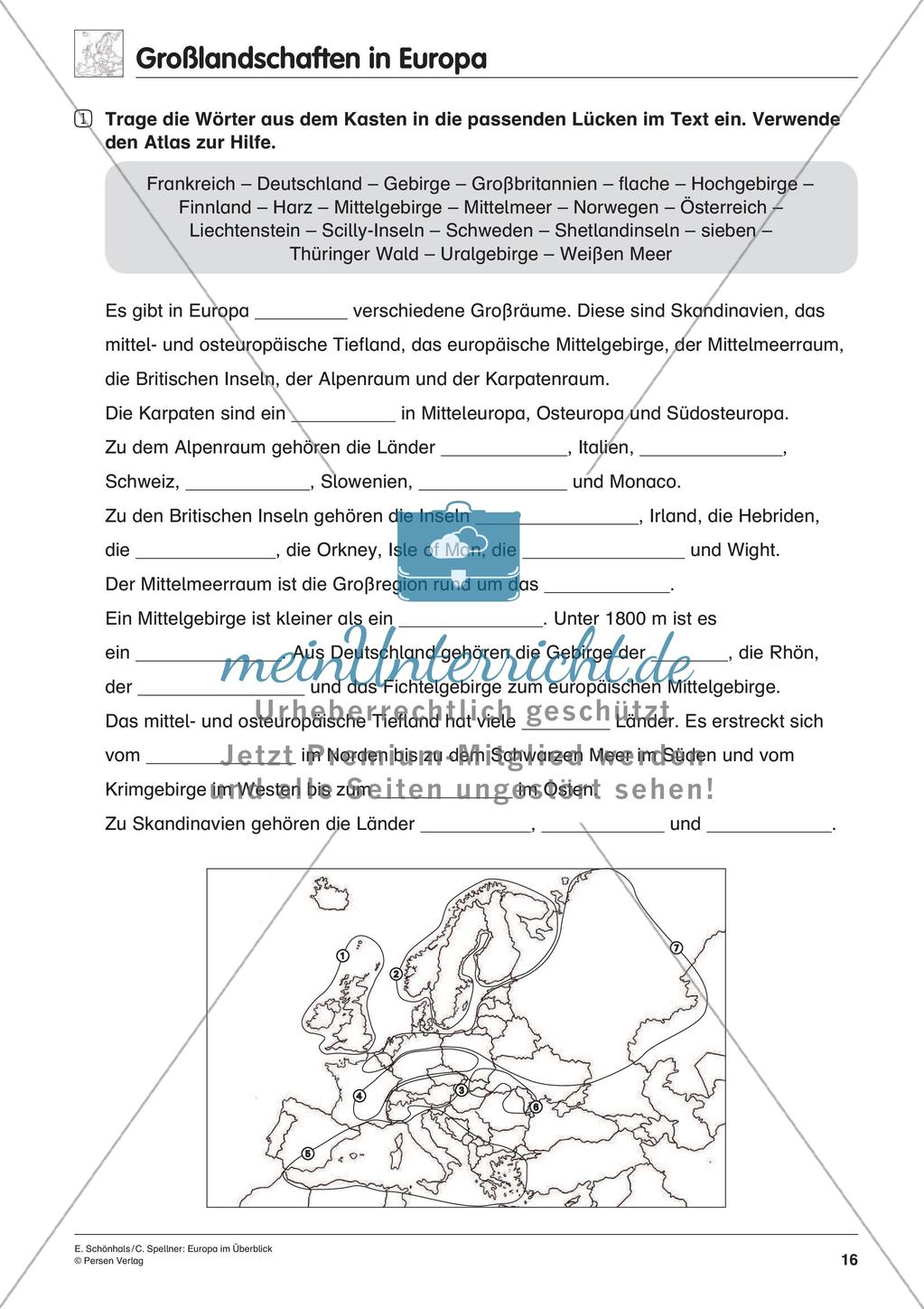 Inklusionsmaterial: Europa im Überblick Preview 18